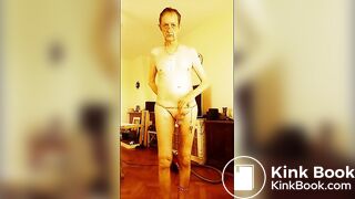 nude wearing chains bracelet and rings