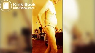 nude wearing chains bracelet and rings