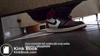 Beautiful girl poops in the toilet 89