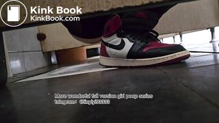 Beautiful girl poops in the toilet 89