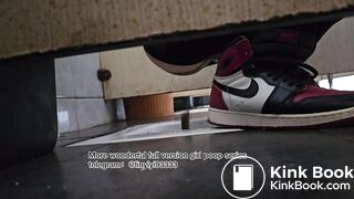 Beautiful girl poops in the toilet 89