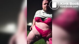 Fat Gay Kenneth Evensen Play with Shit