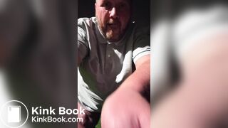 Fat Gay Kenneth Evensen Play with Shit