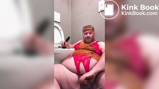 Kenneth Evensen Norwegian Lingerie Pig Smears His Own Shit All Over His Body