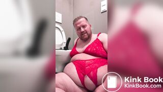 Kenneth Evensen Norwegian Lingerie Pig Smears His Own Shit All Over His Body