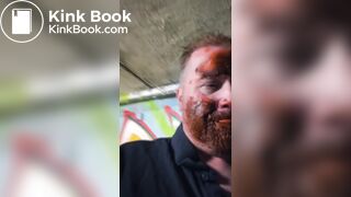 Kenneth Evensen Walks the Streets Covered in Shit