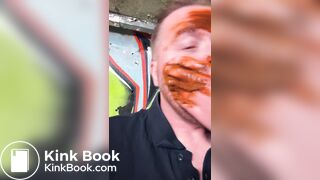 Kenneth Evensen Walks the Streets Covered in Shit