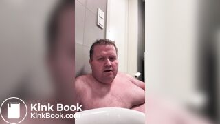 Public Toilet Pig Kenneth Evensen Eats Shit and Covers Himself