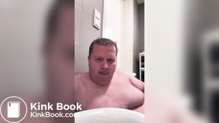 Public Toilet Pig Kenneth Evensen Eats Shit and Covers Himself