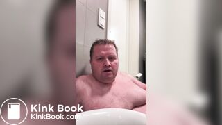 Public Toilet Pig Kenneth Evensen Eats Shit and Covers Himself