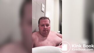 Public Toilet Pig Kenneth Evensen Eats Shit and Covers Himself