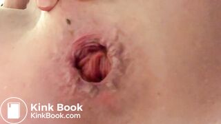 Twink Pushes Out Dry Rock Hard Nuggets and Cums