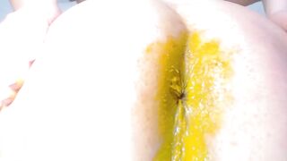 cute latina pantypoop