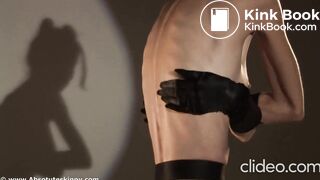 Skinny girls , posing, smoking, masturbating.