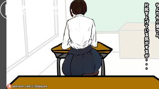 A girl had diarrhea and farted during class.