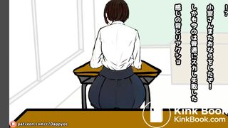 A girl had diarrhea and farted during class.