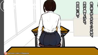 A girl had diarrhea and farted during class.