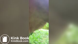 SMOKING BONG AND POOPING PANTIES IN THE BACKYARD