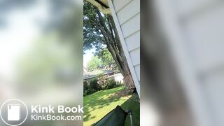 SMOKING BONG AND POOPING PANTIES IN THE BACKYARD