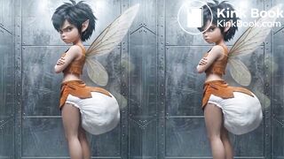 Captive Crysta (watch on your phone!) (Side-by-side 3D)