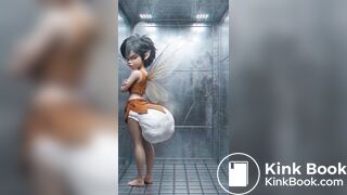 Captive Crysta (watch on your phone!) (Anaglyph 3D)
