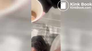 diarrhea in cup - video 2