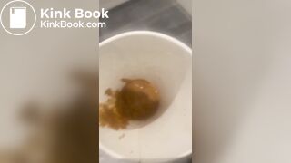 diarrhea in cup - video 2