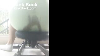 Unexpected Mess During her Workout