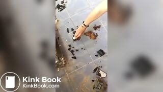 GERMAN GIRL POOPING IN AN ABANDONED BUILDING