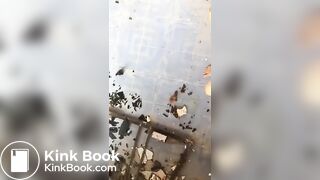 GERMAN GIRL POOPING IN AN ABANDONED BUILDING