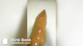 Close Up Long Thick Turd