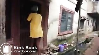 Ebony panty poop - video 2