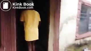 Ebony panty poop - video 2