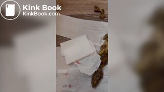 (3/8/26) Mucusy logs as she shits on the floor