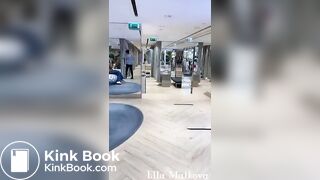 Scat girl piss and shit in fitting room