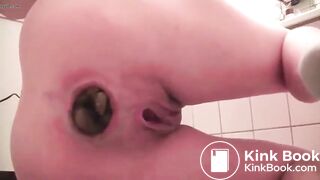 Straining Out A Hard Poop