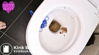 Painful constipation huge log