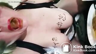 chinese girl scat challenge