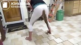 girl fills her pants with wet diarrhea