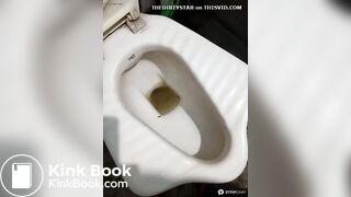 Desi aunty scat in toilet