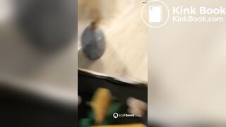 Ebony Pranks Guy w/ Hot Dump