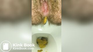 Massive Dump From Hairy Trans Ass