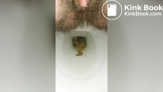 Massive Dump From Hairy Trans Ass