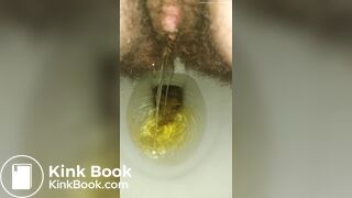 Massive Dump From Hairy Trans Ass
