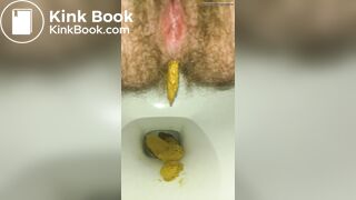 Massive Dump From Hairy Trans Ass