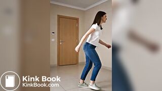 AI girl poops herself