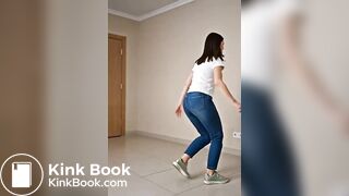 AI girl poops herself