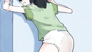 Diaper girl animation - video 2