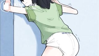 Diaper girl animation - video 2