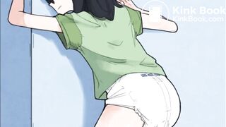 Diaper girl animation - video 2